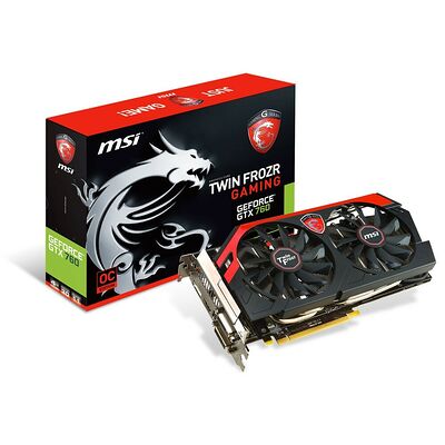 Carte graphique MSI GeForce GTX 760 Twin Frozr Gaming OC, 4 Go