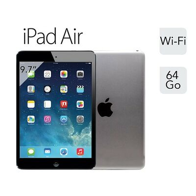 Apple iPad Air Gris Sidéral WiFi / 4G 64 Go, 9.7" Retina