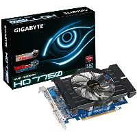 Carte graphique Gigabyte Radeon HD 7750 OC, 1 Go