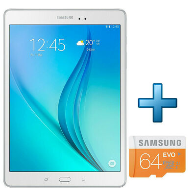 Samsung Galaxy Tab A 9.7" 16 Go Wi-Fi Blanc + Micro SD 64 Go