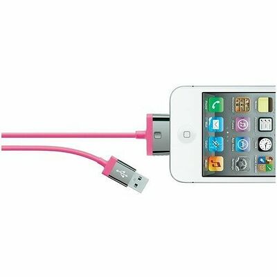 Câble 30 Pins Rose pour iPad, Belkin