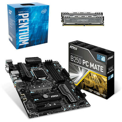 Kit d'évolution Intel Pentium G4560 (3.5 GHz) + MSI B250 PC MATE + 8 Go
