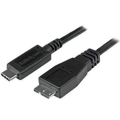 Câble adaptateur USB 3.1 Type C Mâle vers Micro USB 3.1 Type B Mâle - 1 mètre