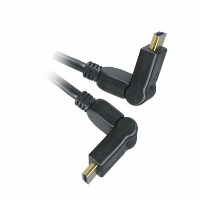 Câble HDMI 1.4 Akasa Noir - 2 mètres
