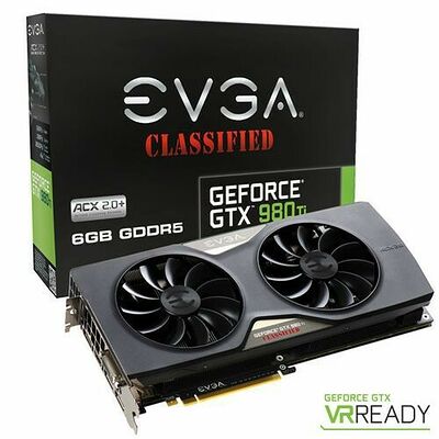 EVGA GeForce GTX 980 Ti Classified GAMING ACX 2.0+, 6 Go