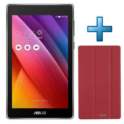 Asus ZenPad C 7.0 (Z170C-1A019A) 7" 16 Go Wi-Fi Noir + Tricover Rouge