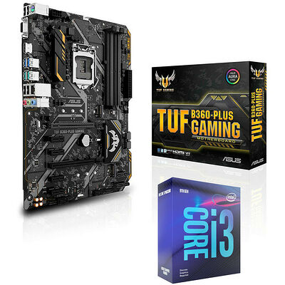 Intel Core i3 9100F (3.6 GHz) + Asus TUF B360 PLUS-GAMING