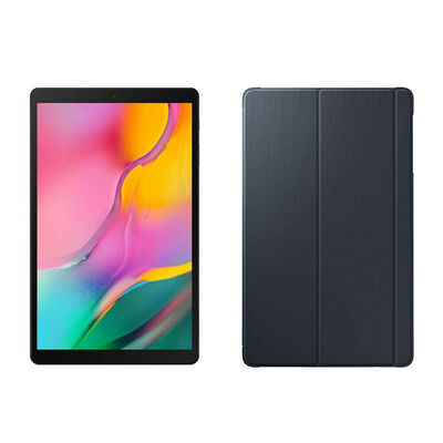 Samsung Galaxy Tab A (2019) 10.1" 32 Go Wi-Fi Noir + Protège écran + Book Cover