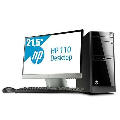 HP Desktop 110-320nfm + Ecran 22" Full HD