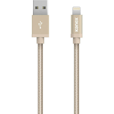 Kanex Câble Lightning USB Nylon tressé - Or