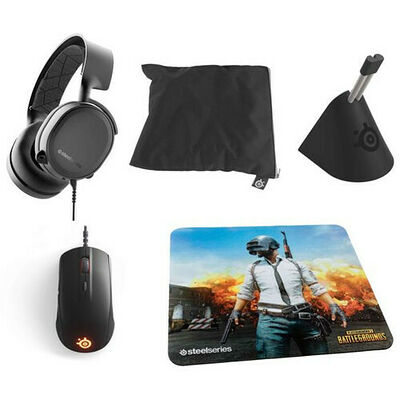 Steelseries Arctis 3 (2019 Edition) + Rival 110 + Tapis + Bungee + Sac