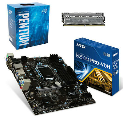 Kit d'évolution Intel Pentium G4560 (3.5 GHz) + MSI B250M PRO-VDH + 8 Go