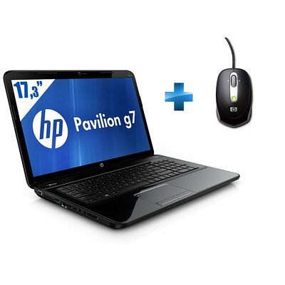 PC Portable HP Pavilion G7-2249SF, 17.3" + Mini-souris laser mobile HP filaire