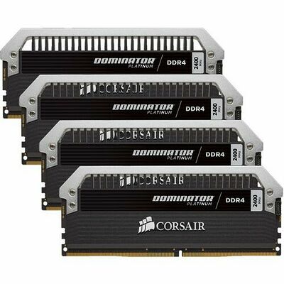 DDR4 Corsair Dominator Platinum, 4 x 8 Go, 2400 MHz, CAS 14