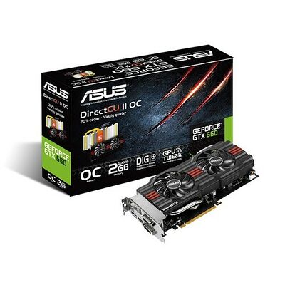 Asus GeForce GTX 660 DCII OC, 2 Go