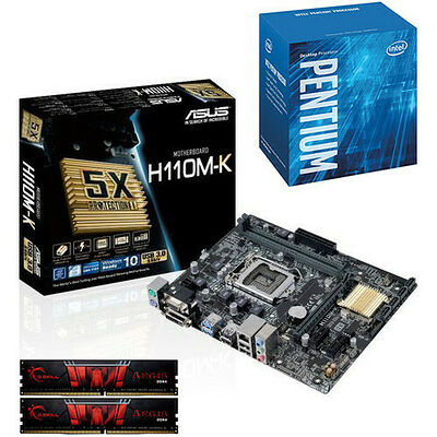 Kit d'évo Intel Pentium G4400 (3.3 GHz) + Asus H110M-K + 8 Go