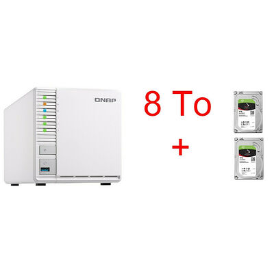 QNAP TS-328 + 2 x Seagate IronWolf, 4 To