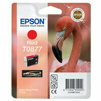 Cartouche d'encre Rouge T0877 UltraChrome Hi-Gloss2, Epson