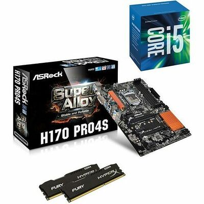Kit d'évo Intel Core i5-6500 (3.2 GHz) + ASRock Pro4S + 8 Go