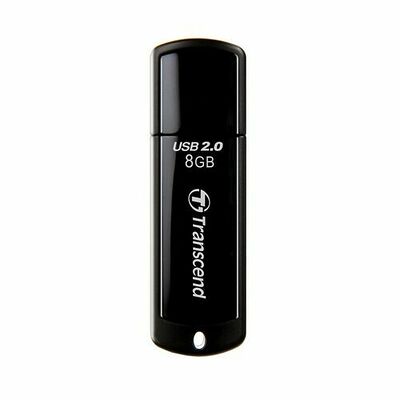 Clé USB 2.0 Transcend JetFlash 350, 8 Go, Noir