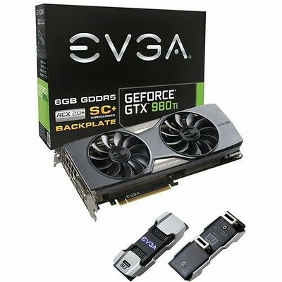EVGA GeForce GTX 980 Ti SuperClocked+ GAMING ACX 2.0+, 6 Go + Pont SLI offert !