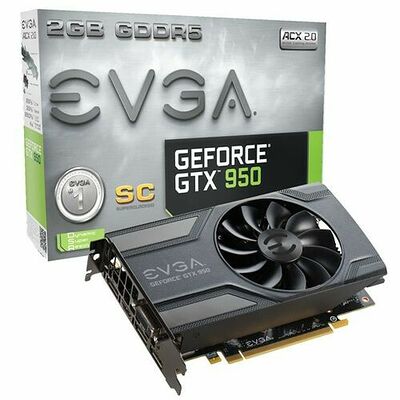 EVGA GeForce GTX 950 SuperClocked GAMING, 2 Go