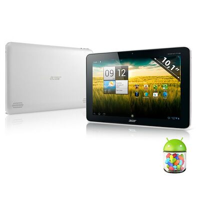 Acer Iconia Tab A210 Blanche, 10.1" HD