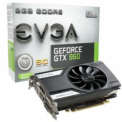 EVGA GeForce GTX 960 Superclocked GAMING, 2 Go