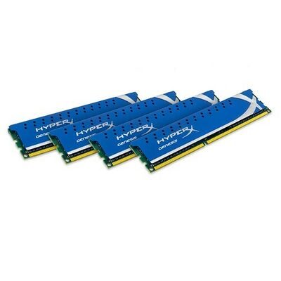 Kit Quad Channel DDR3 Kingston HyperX Genesis, 4 x 8 Go, PC3-12800, CAS 9