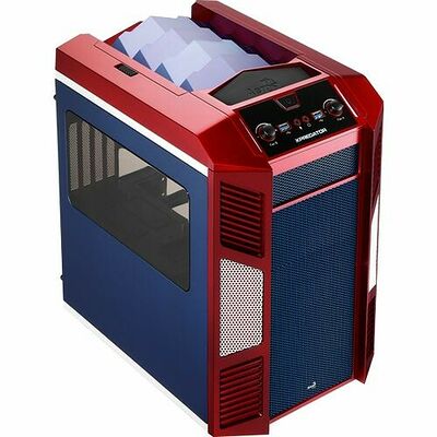 Aerocool XPredator Cube BR Edition, Bleu/Rouge