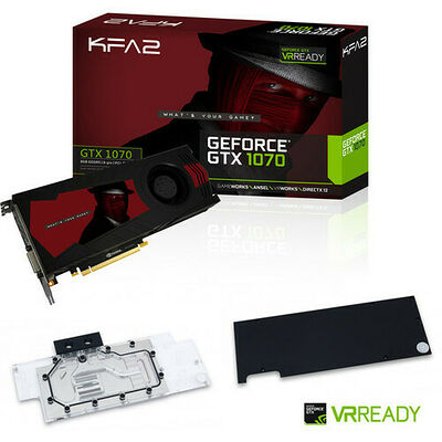 KFA2 GeForce GTX 1070, 8 Go + Waterblock et backplate EK