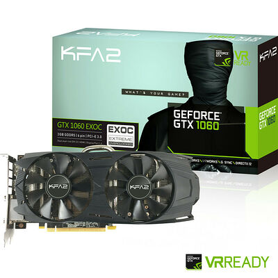 KFA2 GeForce GTX 1060 EXOC, 3 Go
