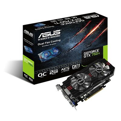 Asus GeForce GTX 750 Ti OC, 2 Go
