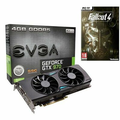 EVGA GeForce GTX 970 SSC GAMING ACX 2.0+, 4 Go + Fallout 4 offert !