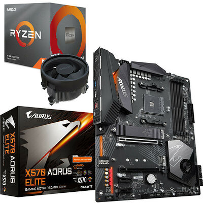 AMD Ryzen 5 3600X (3.8 GHz) + Gigabyte X570 AORUS ELITE