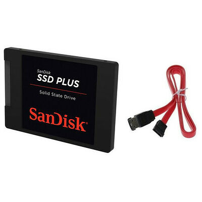 Sandisk SSD PLUS, 480 Go, SATA III + Câble SATA