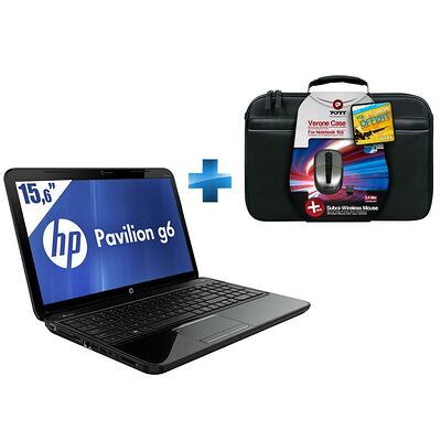 PC Portable HP Pavilion G6-2253SF, 15.6" + Pack Port Designs