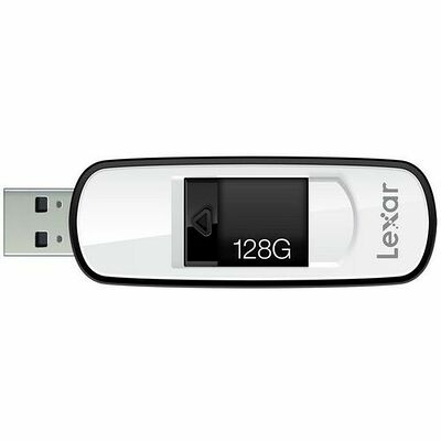Clé USB 3.0 Lexar JumpDrive S75, 128 Go, Noir