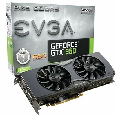 EVGA GeForce GTX 950 SSC GAMING ACX 2.0, 2 Go