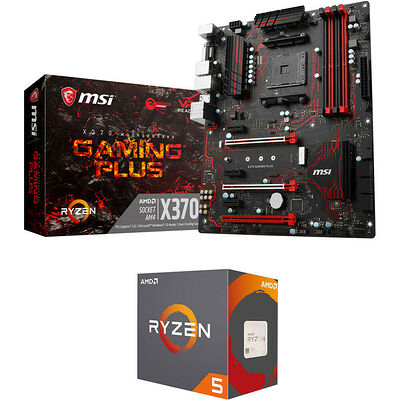 MSI X370 GAMING PLUS + AMD Ryzen 5 1600X (3.6 GHz)