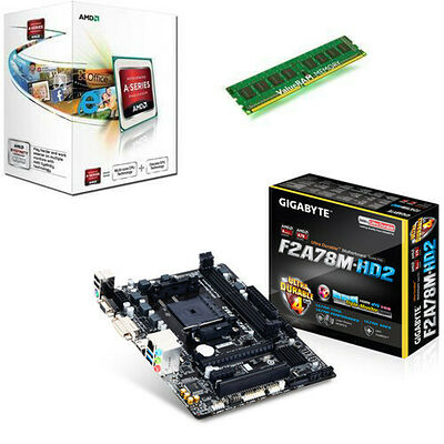 Kit d'évolution AMD A4-4000 (3.0 GHz) + Gigabyte GA-F2A78M-HD2 + 4 Go