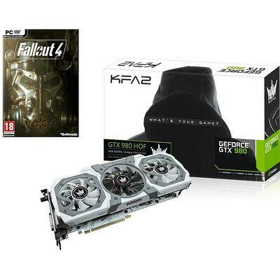 KFA2 GeForce GTX 980 HOF, 4 Go + Fallout 4 offert ! (version boîte)