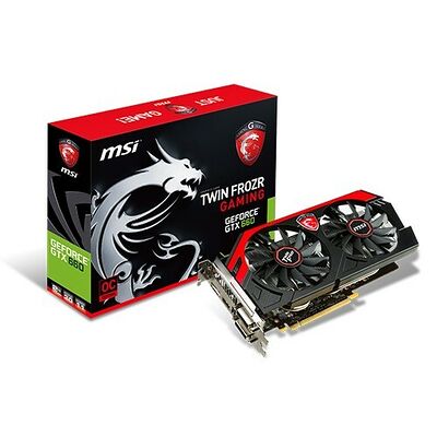 Carte graphique MSI GeForce GTX 660 OC Twin Frozr 4 GAMING, 2 Go