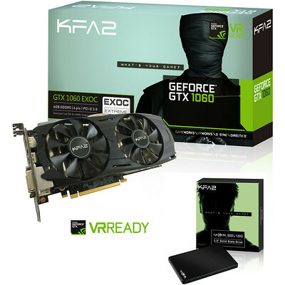 KFA2 GeForce GTX 1060 EXOC, 6 Go + SSD KFA2 Gamer (MLC)