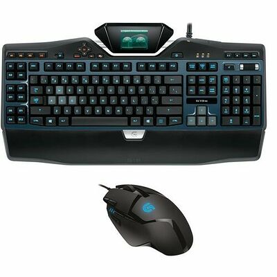 Pack Gaming Logitech, Clavier G19s (AZERTY) + Souris G402 Hyperion Fury