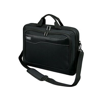 Sacoche pour ordinateur portable 17,3 pouces à clapet HANOI, Port Designs, Noir