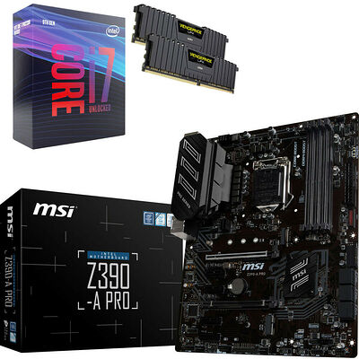 Kit évo Core i7-9700K + MSI Z390-A PRO + 16 Go