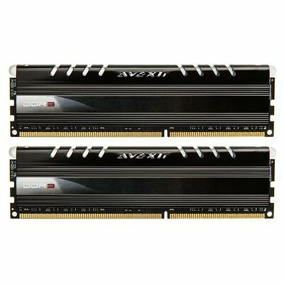 DDR3 Avexir Core Series, 2 x 4 Go, 1600 MHz, CAS 9 (LED Blanches)