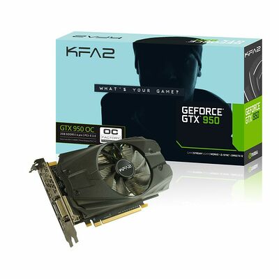 KFA2 GeForce GTX 950 OC, 2 Go