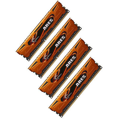 DDR3 G.Skill Ares, Orange, 4 x 4 Go, 1600 MHz, CAS 9